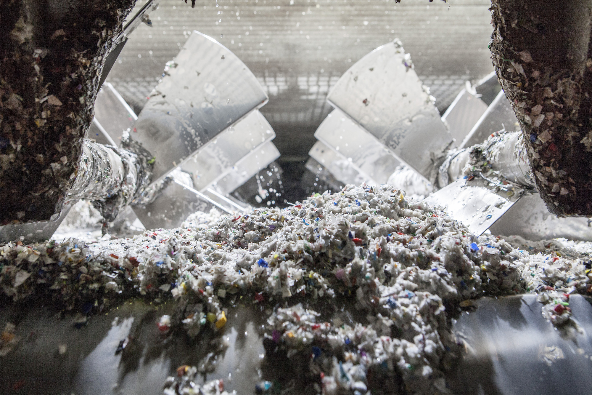 Recyclingprozess von Kunststoff