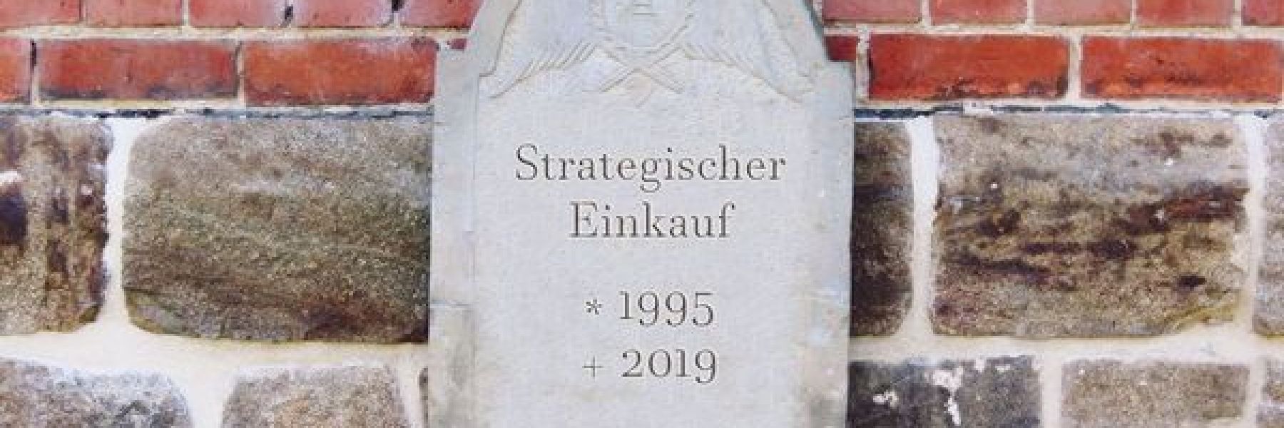 Der strategische Einkauf ist tot